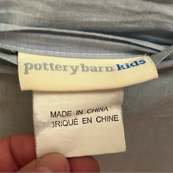 Pottery Barn Kids Baseball Themed “Thomas” Pillow, 100% Cotton - Picture 4 of 6